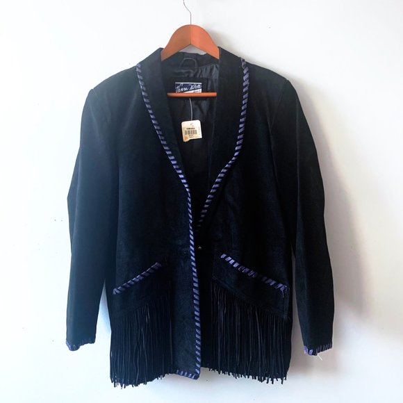 Vintage Western Leather Jacket - Picture 2 of 4